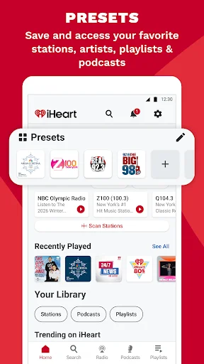 ดาวน์โหลด iHeart: ฟังเพลง วิทยุ และพอดแคสต์ฟรี – แอปยอดนิยมอันดับ 1 - Screenshot 3