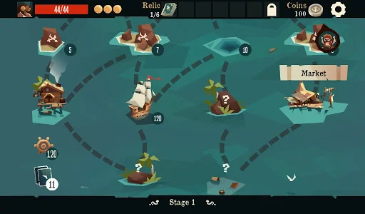 ดาวน์โหลด Pirates Outlaws ล่าสุด – เกมการ์ดแนว Roguelike สุดมันส์ - Screenshot 3