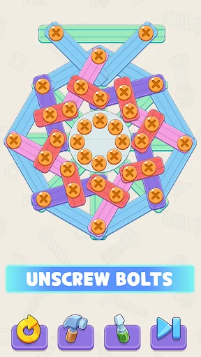 ดาวน์โหลด Screw It Out: Wood Puzzle เวอร์ชันล่าสุด – เกมไขปริศนาสุดสนุก - Screenshot 17