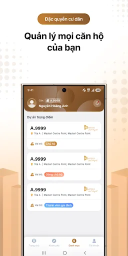 ดาวน์โหลดแอป Masterise Homes ล่าสุด – จัดการที่อยู่อาศัยง่ายๆ ฟรี - Screenshot 3