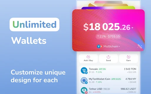 ดาวน์โหลด MyTonWallet ล่าสุด – กระเป๋าเงิน TON และ TRON ที่เร็วและปลอดภัย - Screenshot 2