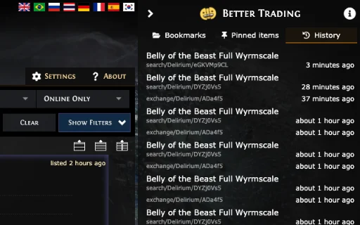 ดาวน์โหลด Better PathOfExile Trading – ส่วนขยายช่วยเทรดไอเทม PoE - Screenshot 3
