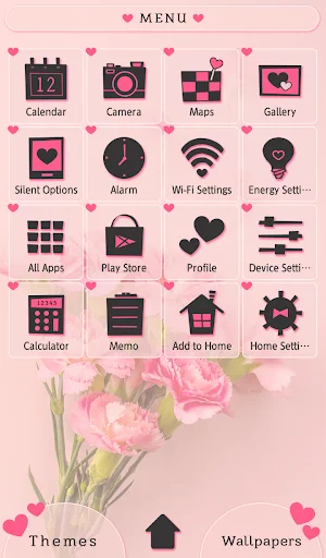 ดาวน์โหลด Pink Carnations Theme ฟรี – เปลี่ยนหน้าจอให้สวยหวานด้วยดอกคาร์เนชั่น - Screenshot 2
