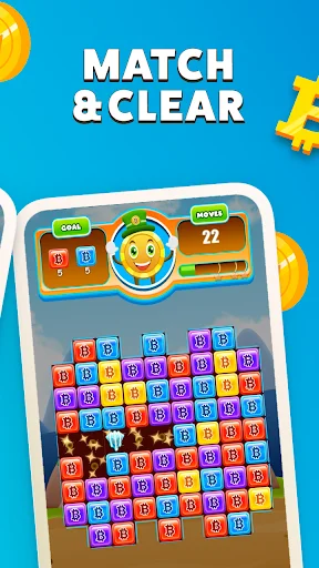ดาวน์โหลด Bitcoin Blocks ล่าสุด – เล่นเกมจับคู่สนุกรับ Bitcoin ฟรี - Screenshot 5