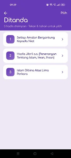 ดาวน์โหลด Hadis 40 Imam Nawawi ภาษามาเลย์ – เรียนรู้หลักธรรมฟรี - Screenshot 6