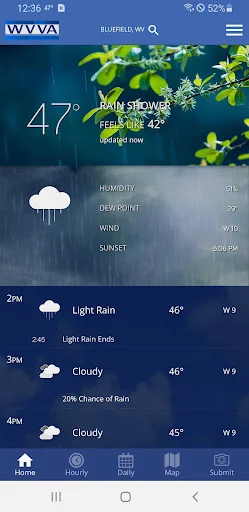 ดาวน์โหลด WVVA Weather ล่าสุด – พยากรณ์อากาศแม่นยำ ฟรี - Screenshot 1