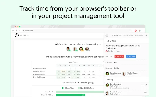 ดาวน์โหลด Everhour ล่าสุด – โปรแกรมจับเวลาการทำงานและจัดการโปรเจกต์ - Screenshot 4