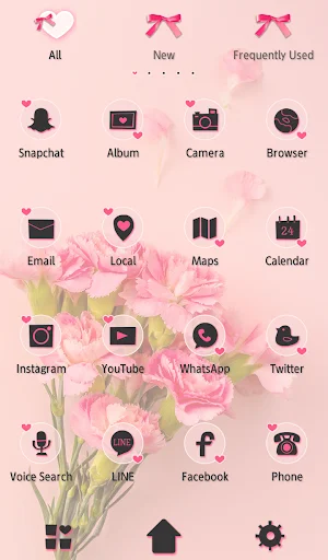 ดาวน์โหลด Pink Carnations Theme ฟรี – เปลี่ยนหน้าจอให้สวยหวานด้วยดอกคาร์เนชั่น - Screenshot 3