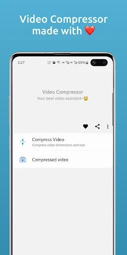 ดาวน์โหลด Video Compressor & Resizer ล่าสุด – ย่อขนาดวิดีโอฟรี - Screenshot 1