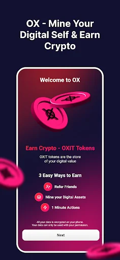 ดาวน์โหลด OXygean ล่าสุด – ขุดเหรียญคริปโตด้วยตัวเองได้ง่ายๆ บนมือถือ - Screenshot 1