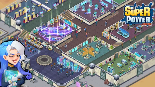 ดาวน์โหลด Idle Superpower School ล่าสุด – เกมบริหารโรงเรียนฮีโร่สุดมันส์ - Screenshot 1