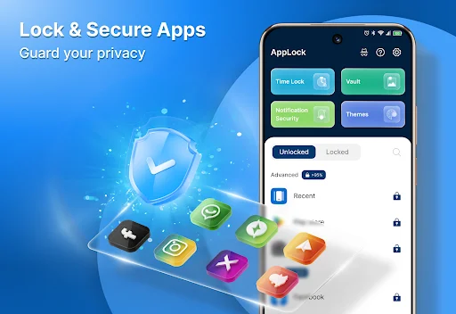 ดาวน์โหลด App Lock & Fingerprint Lock ล่าสุด – ล็อกแอปด้วยลายนิ้วมือฟรี - Screenshot 1