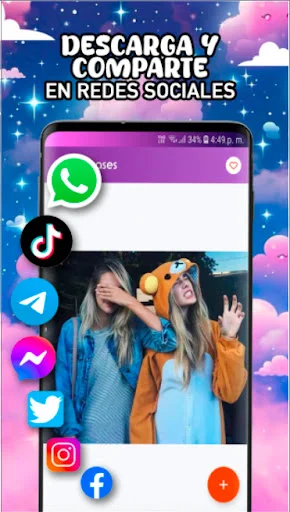 ดาวน์โหลด Frases de Mejores Amigas ฟรี – แคปชั่นมิตรภาพซึ้งๆ สำหรับเพื่อนรัก - Screenshot 14